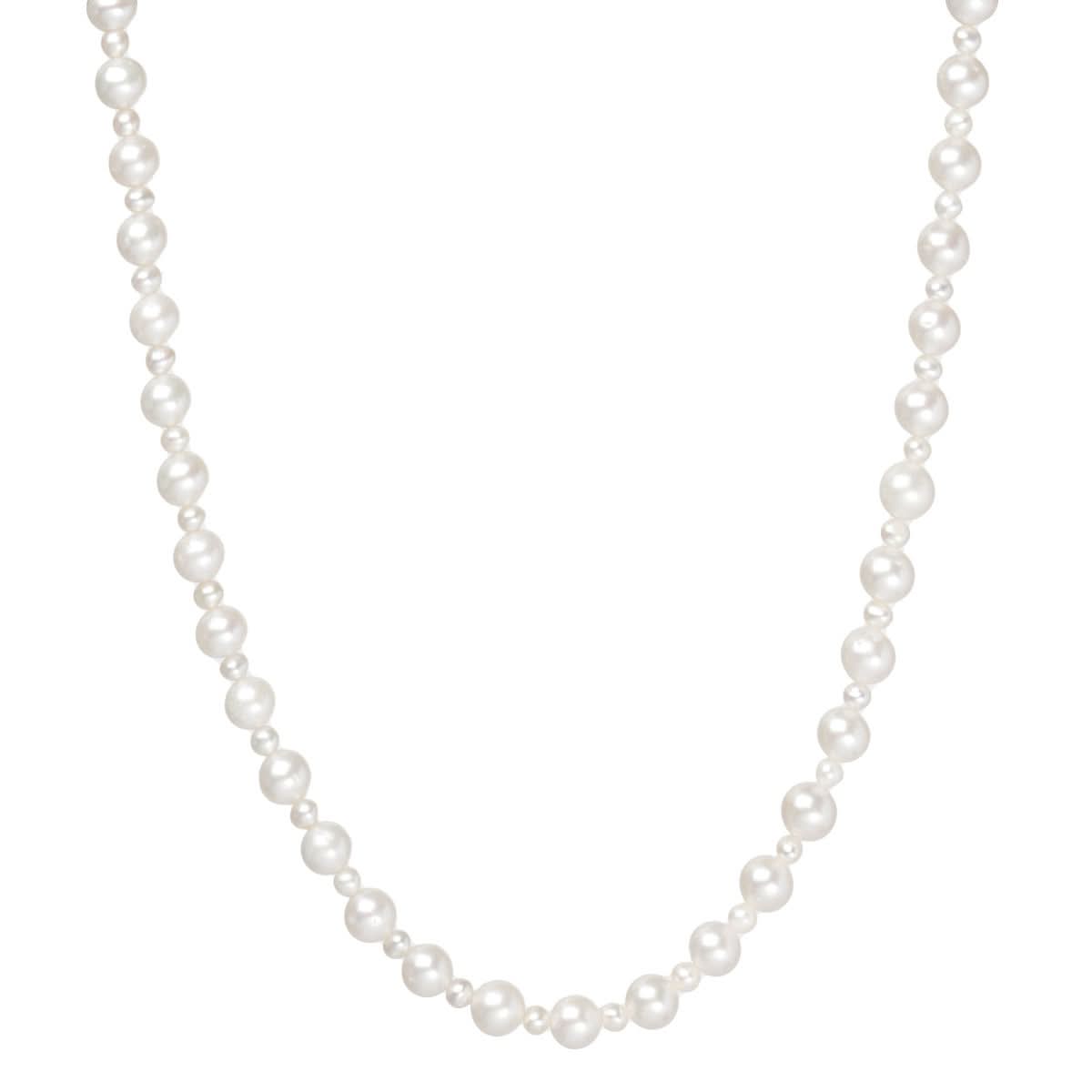 Hatton Labs Pebbles Pearl Chain Silver Detail view 1 | Gate