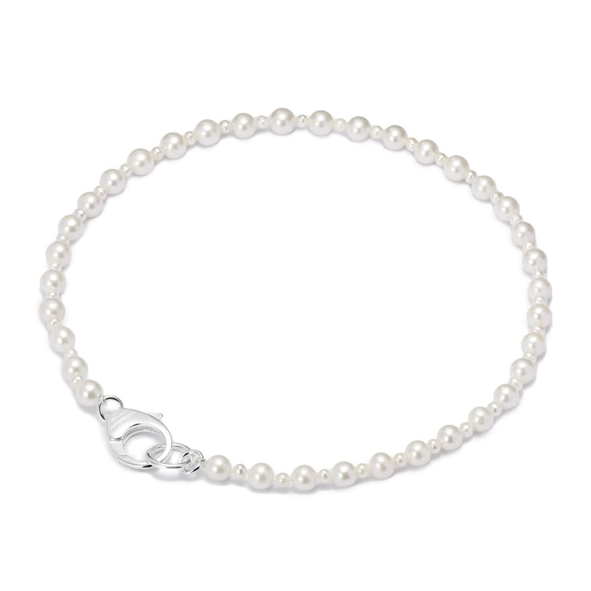 Hatton Labs Pebbles Pearl Chain Silver Detail view 2 | Gate