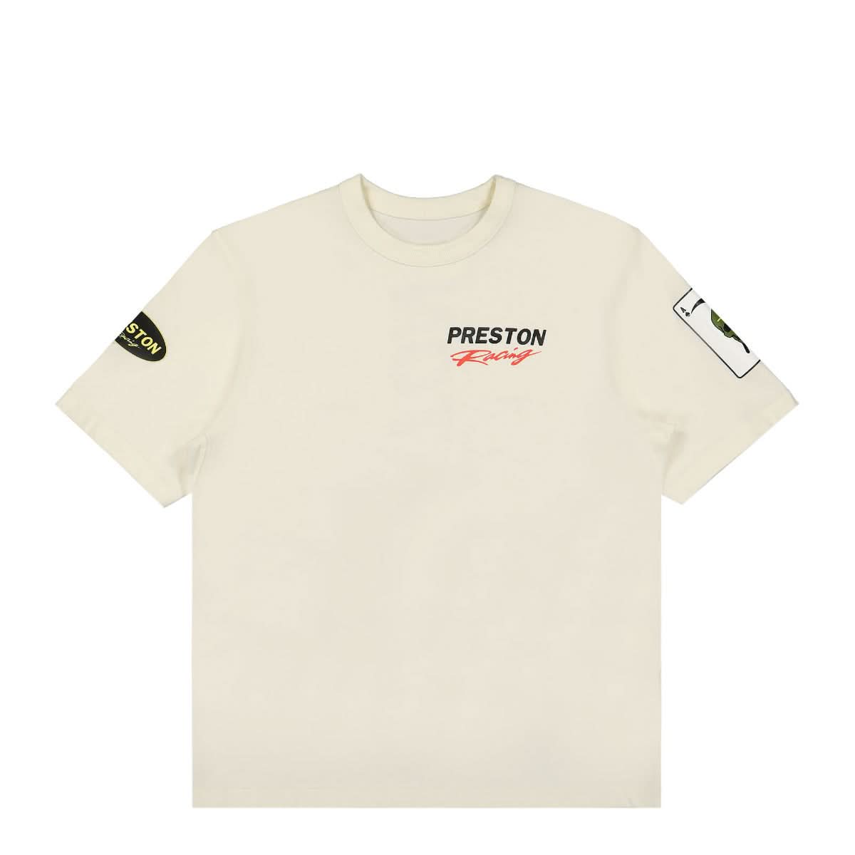 Heron Preston Preston Racing SS Tee Beige Detail view 1 | Gate