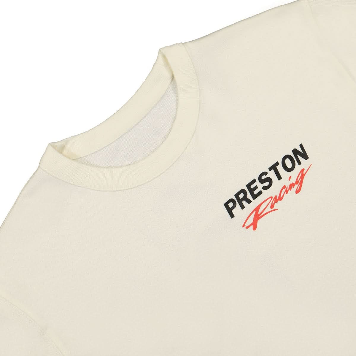 Heron Preston Preston Racing SS Tee Beige Detail view 3 | Gate
