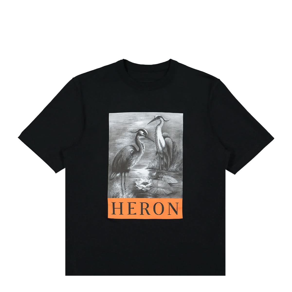 Heron Preston NF Heron BW SS Tee Black Detail view 1 | Gate