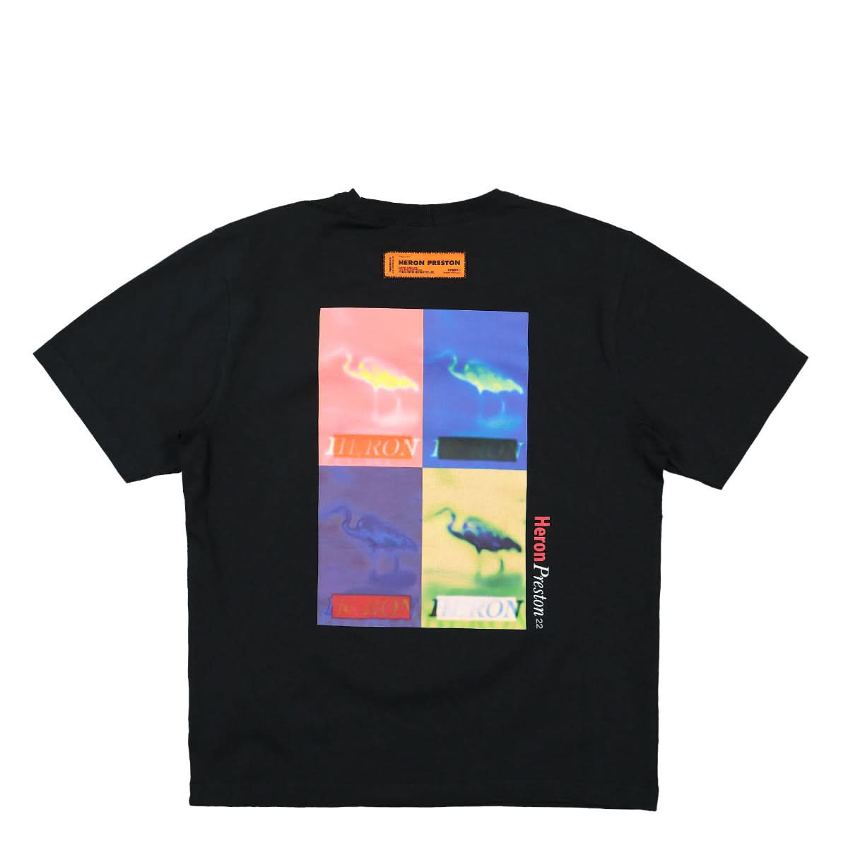 Heron Preston Multi Censored SS Tee Black Detail view 2 | Gate