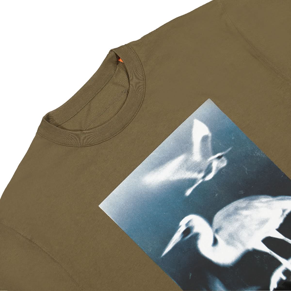 Heron Preston Censored Heron SS Tee Olive Detail view 3 | Gate