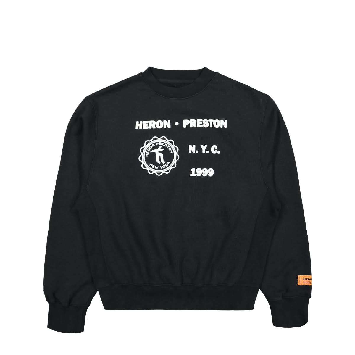Heron Preston Medieval Heron Crewneck Black Detail view 1 | Gate
