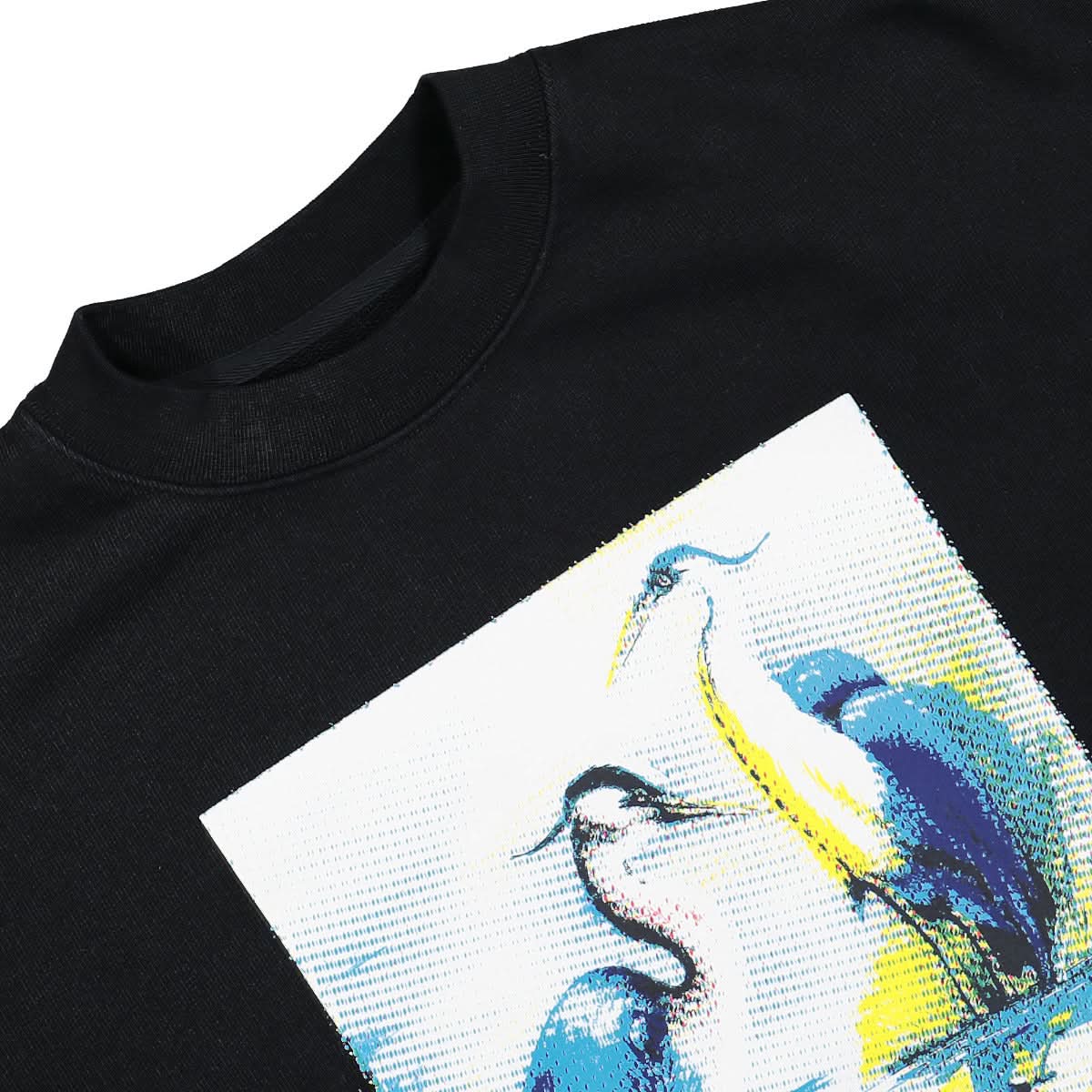 Heron Preston Halftone Heron Crewneck Black,Multicolor Detail view 3 | Gate
