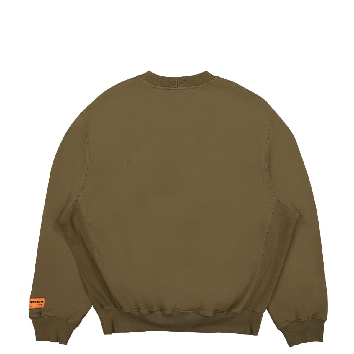 Heron Preston Misprinted Heron Crewneck Black,Olive Detail view 1 | Gate