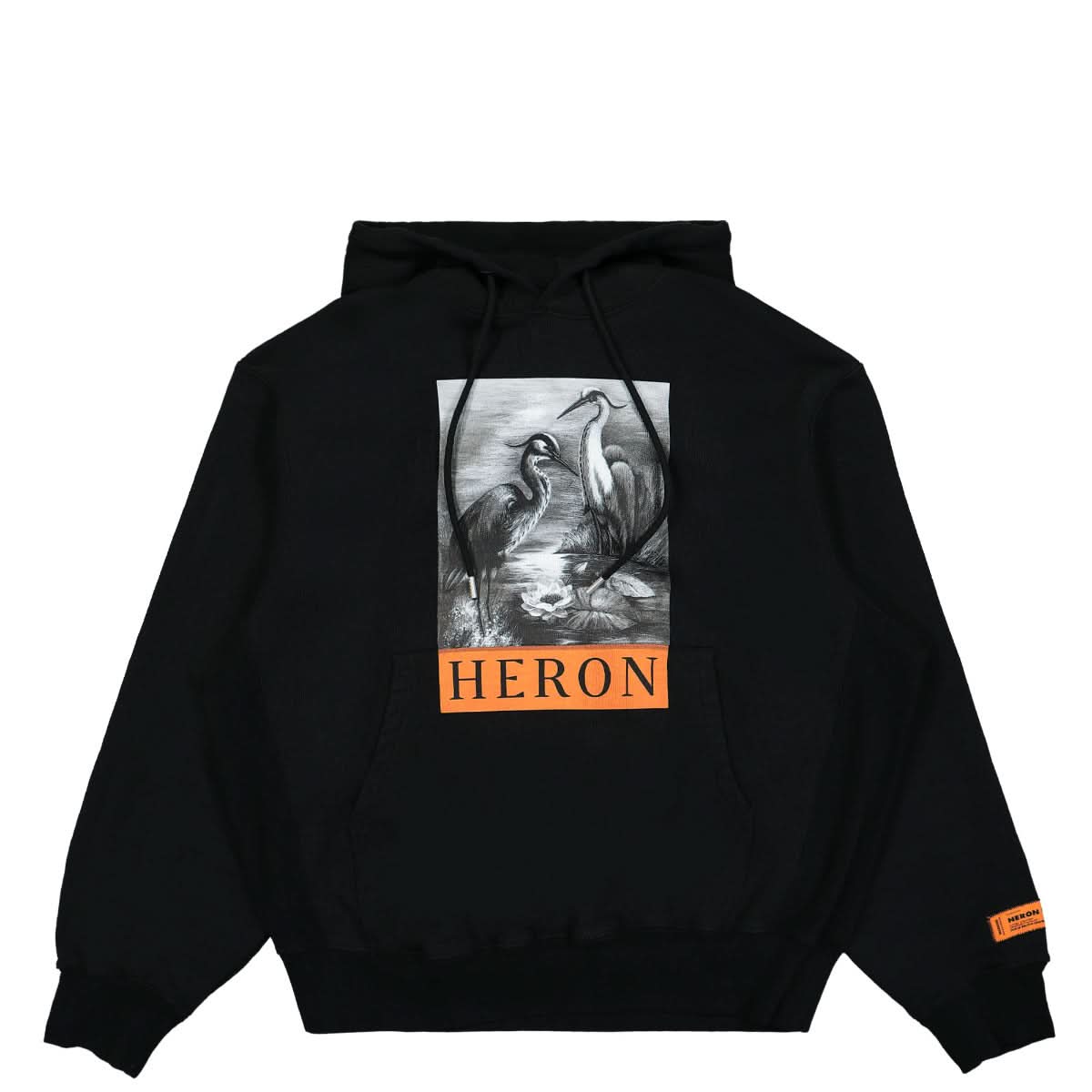 Heron Preston NF Heron BW Hoodie Black,Orange Detail view 1 | Gate