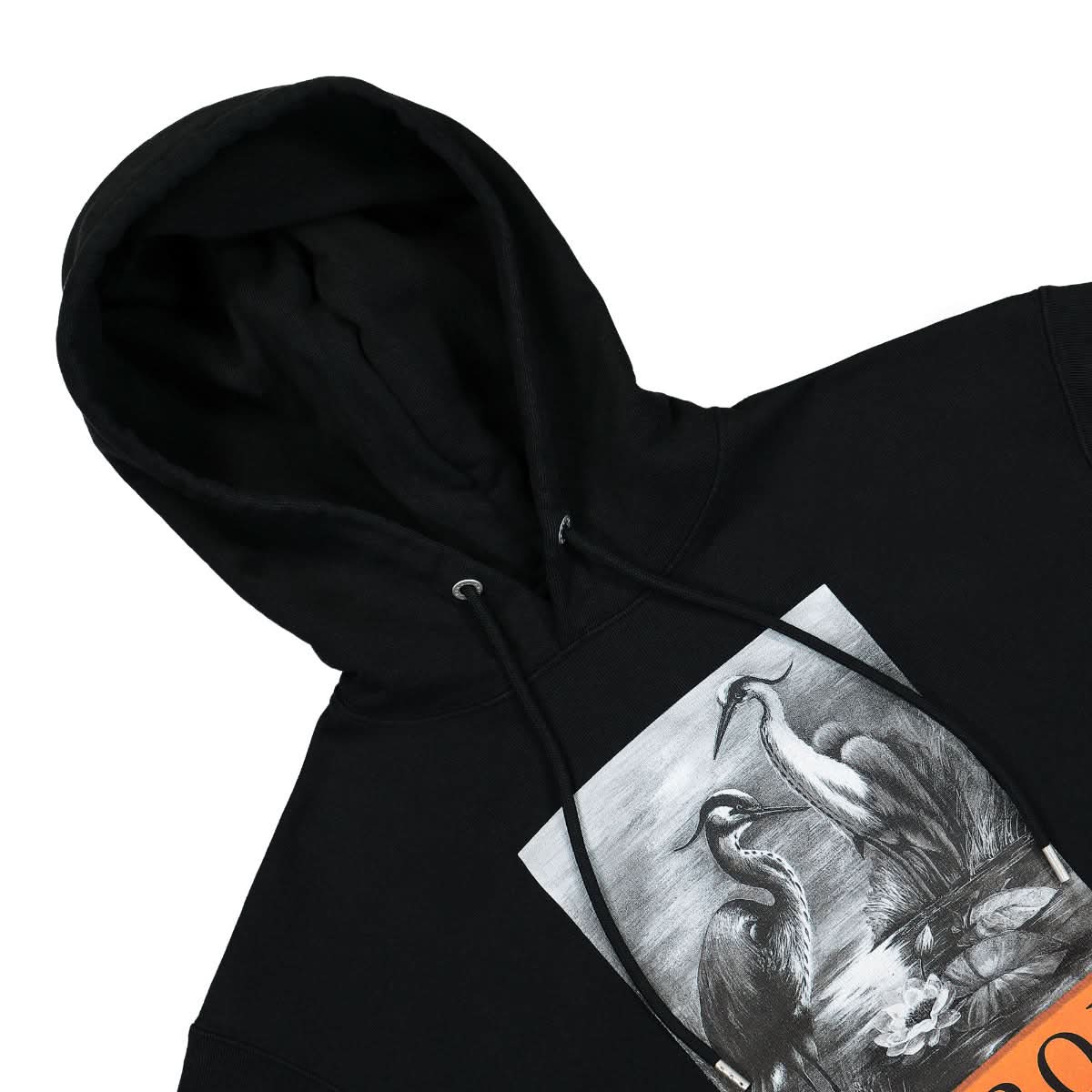 Heron Preston NF Heron BW Hoodie Black,Orange Detail view 3 | Gate