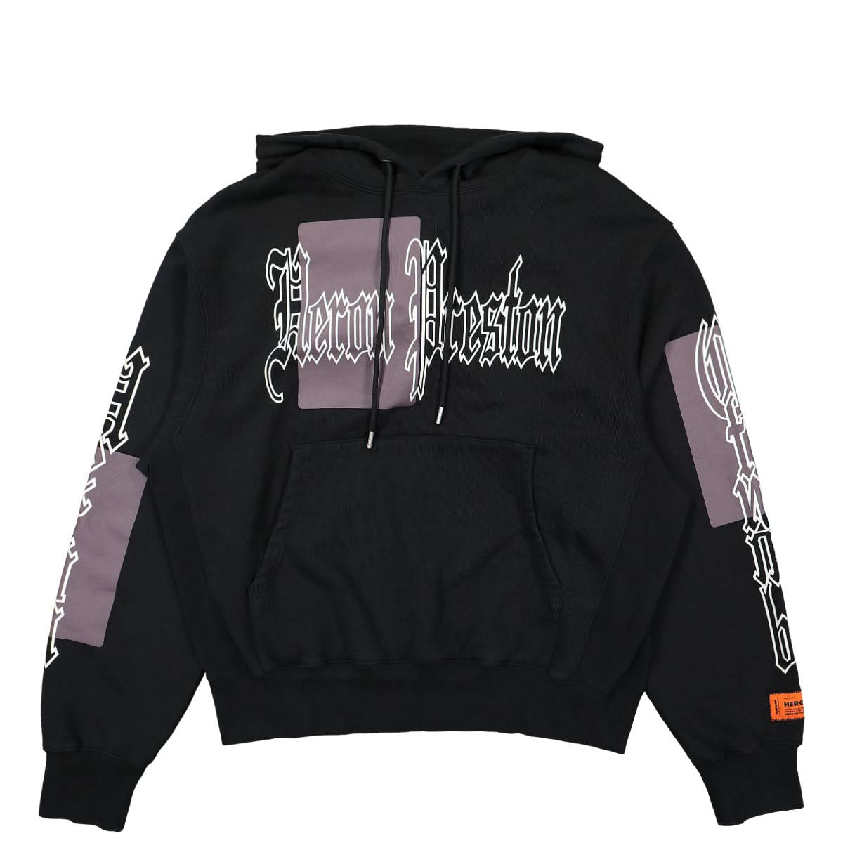 Heron Preston Gothic Color Blocks Hoodie Black Detail view 1 | Gate