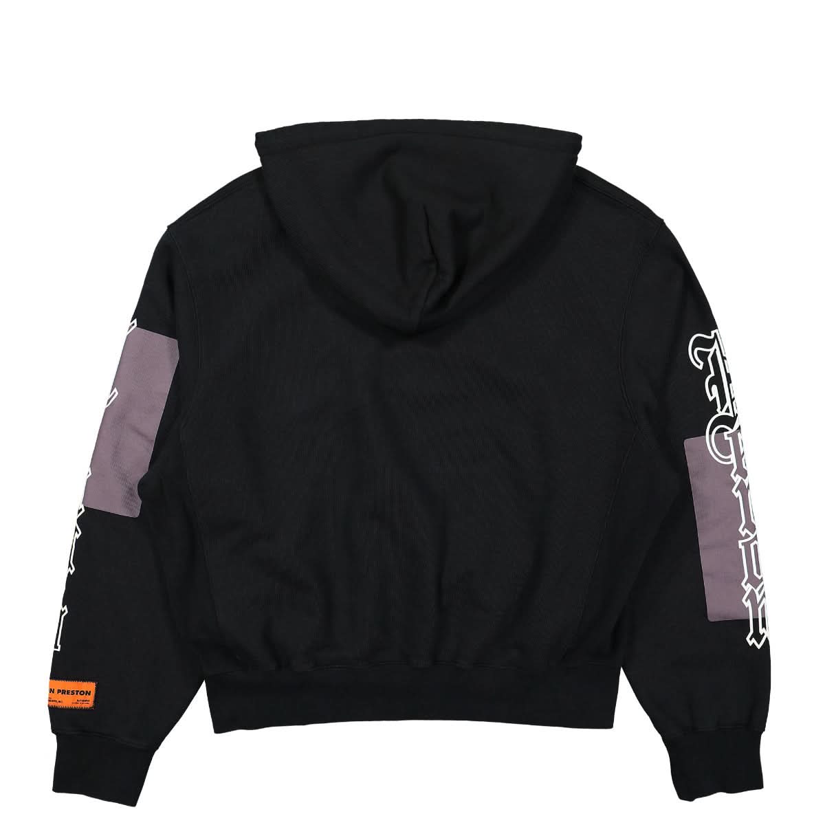 Heron Preston Gothic Color Blocks Hoodie Black Detail view 2 | Gate