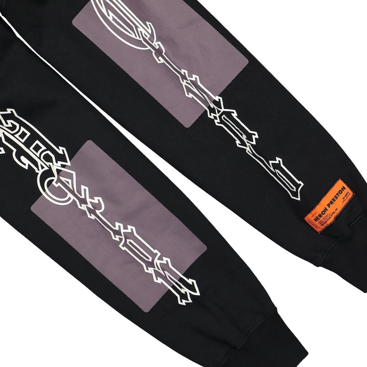 Heron Preston Gothic Color Blocks Hoodie Black Detail view 5 | Gate