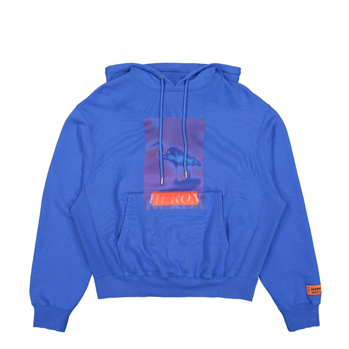 Heron Preston Heron Censored Hoodie Blue Detail view 1 | Gate