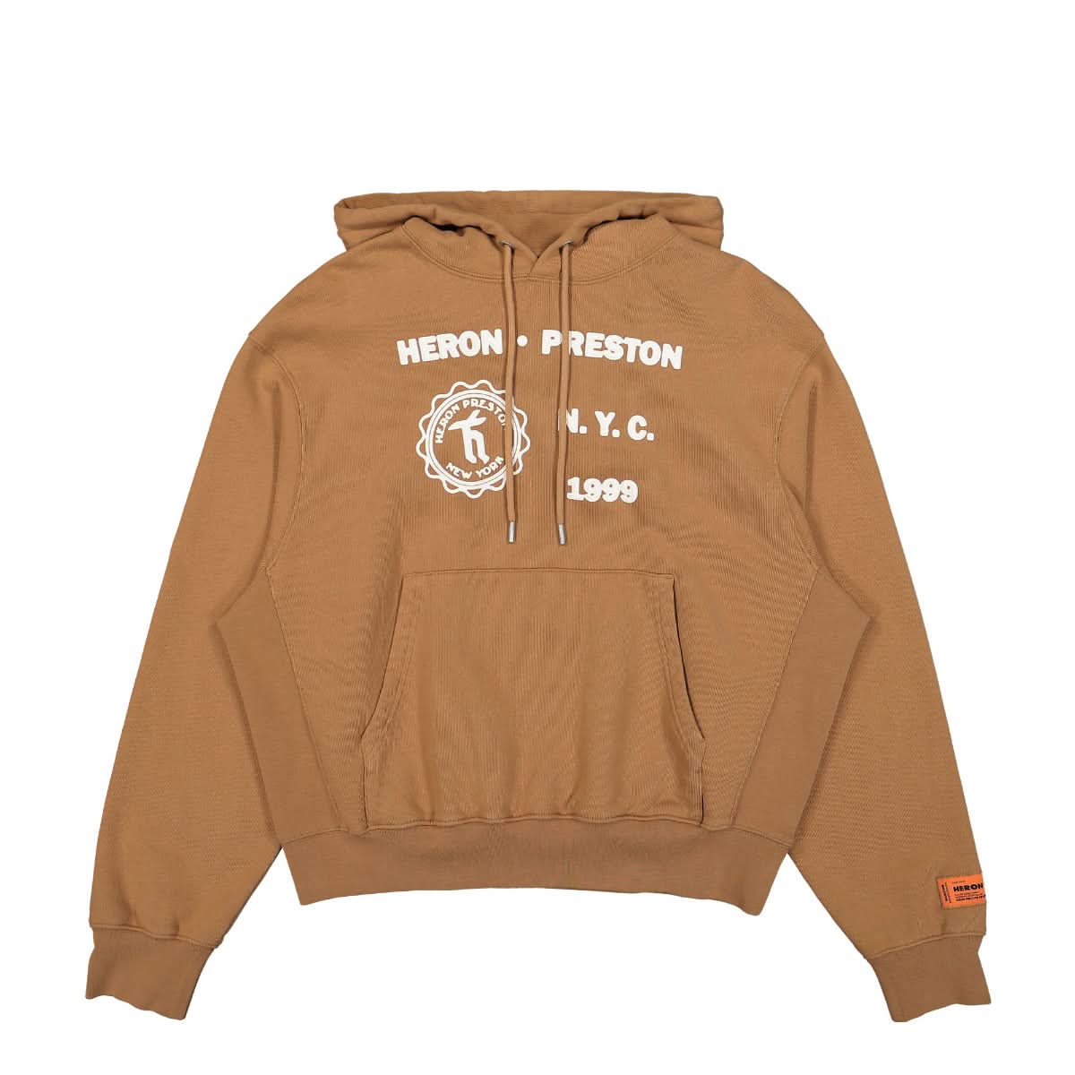 Heron Preston Medieval Heron Hoodie Brown Detail view 1 | Gate