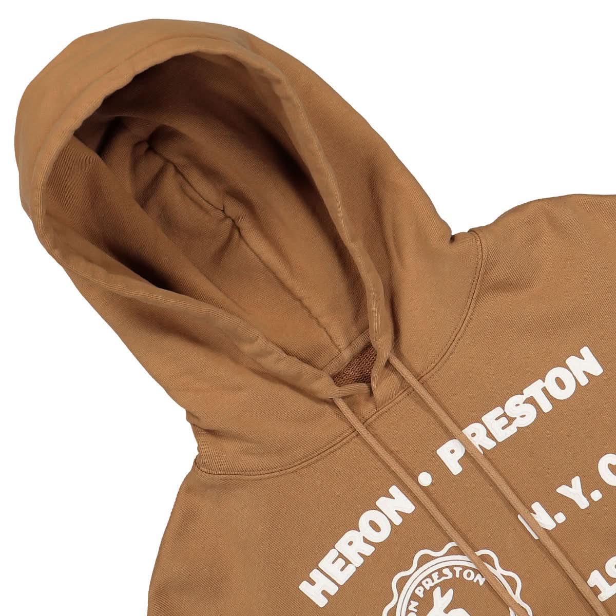 Heron Preston Medieval Heron Hoodie Brown Detail view 3 | Gate