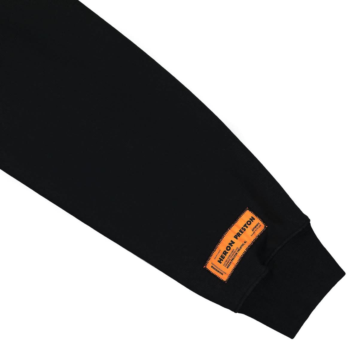 Heron Preston Misprinted Heron Hoodie Black Detail view 5 | Gate