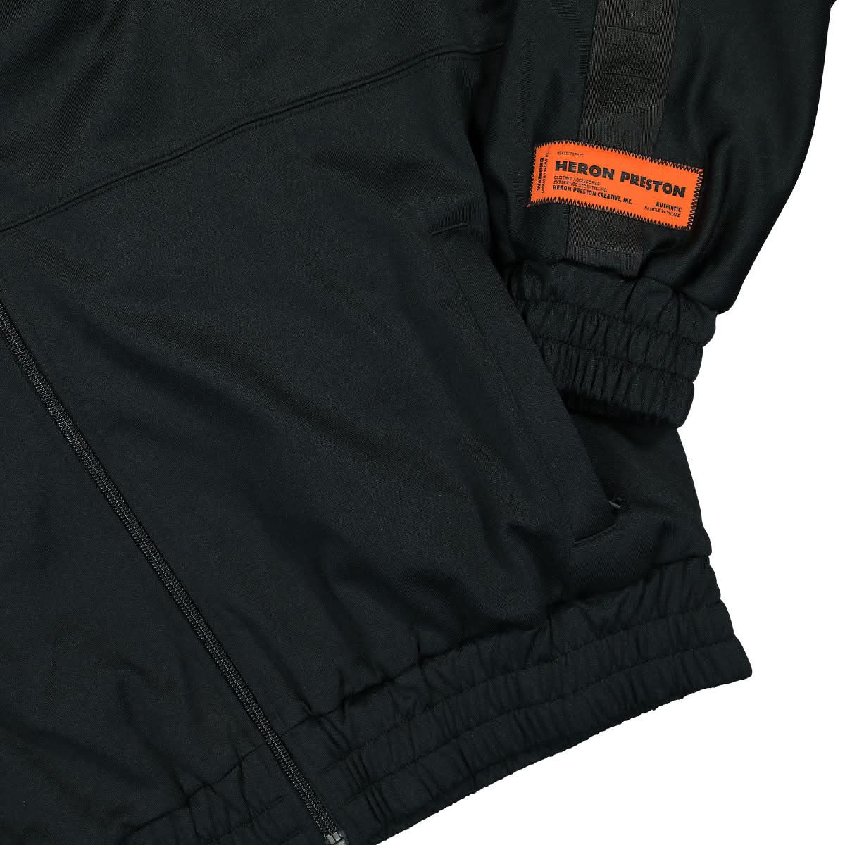 Heron Preston Tracktop Logo Black Detail view 4 | Gate