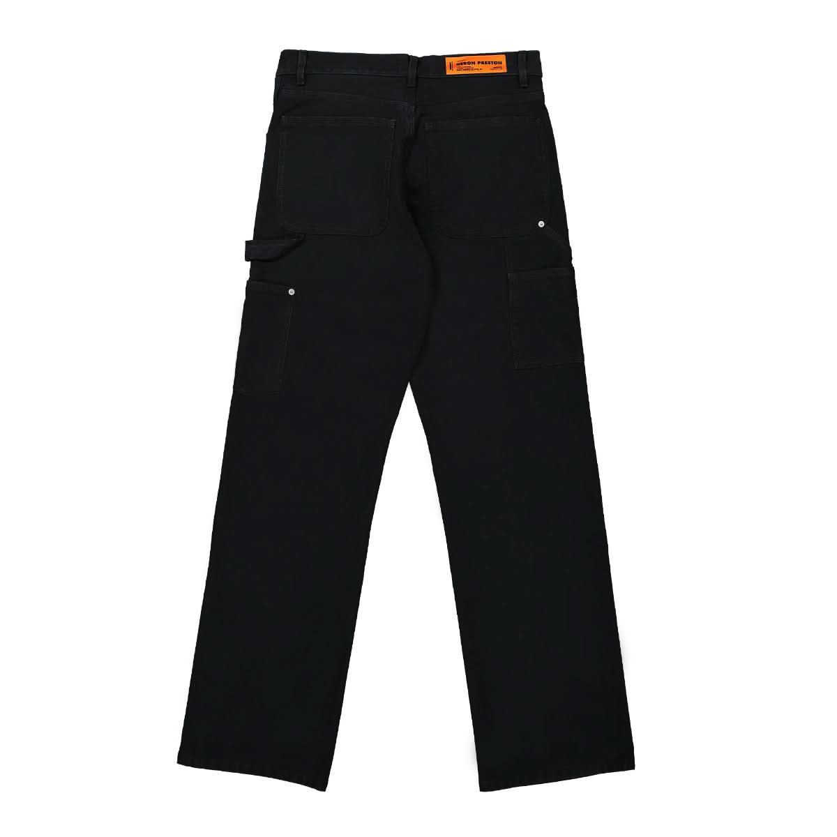 Heron Preston Canvas Carpenter Pants Black Detail view 2 | Gate