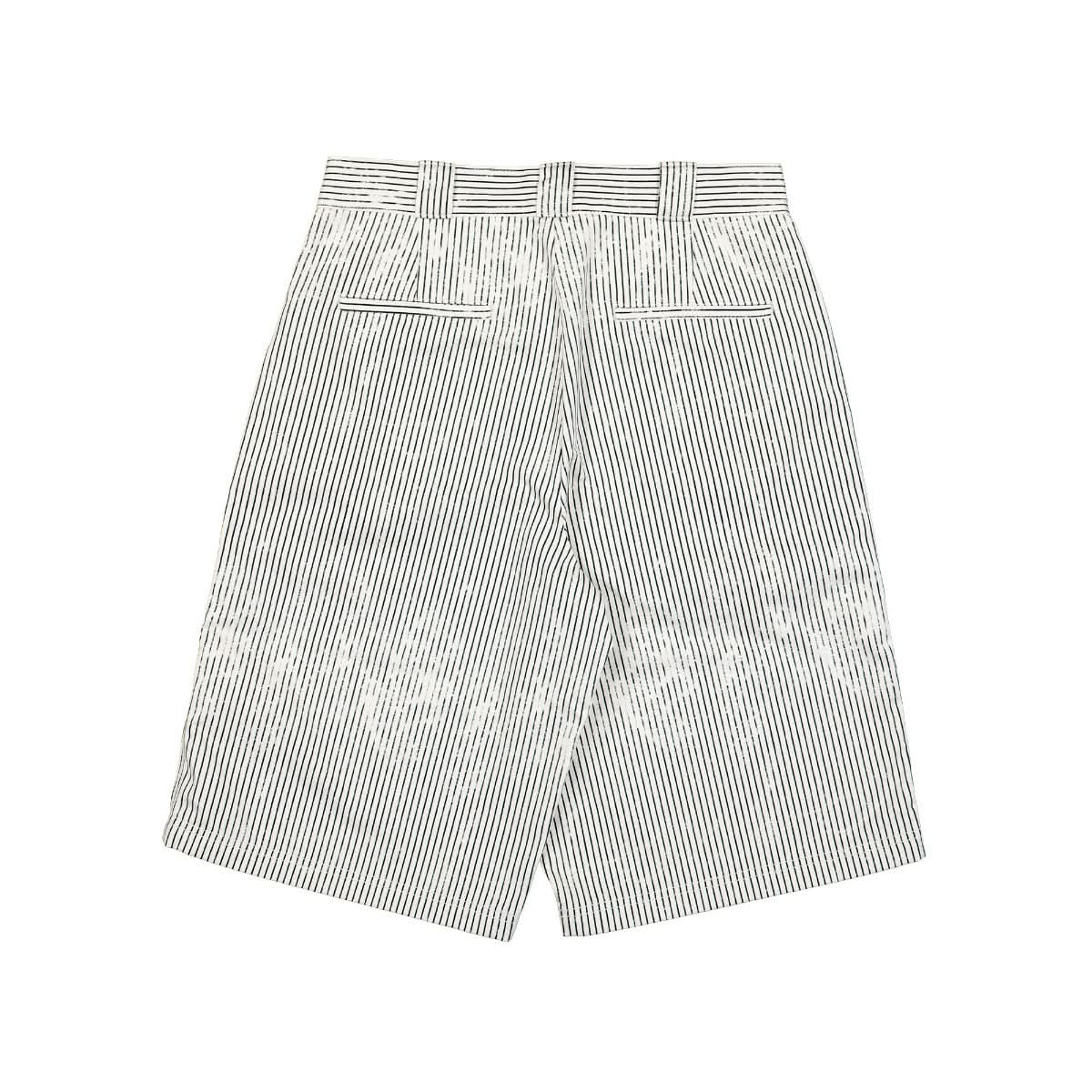 Heron Preston Stripes Canvas Shorts Black,Beige Detail view 1 | Gate