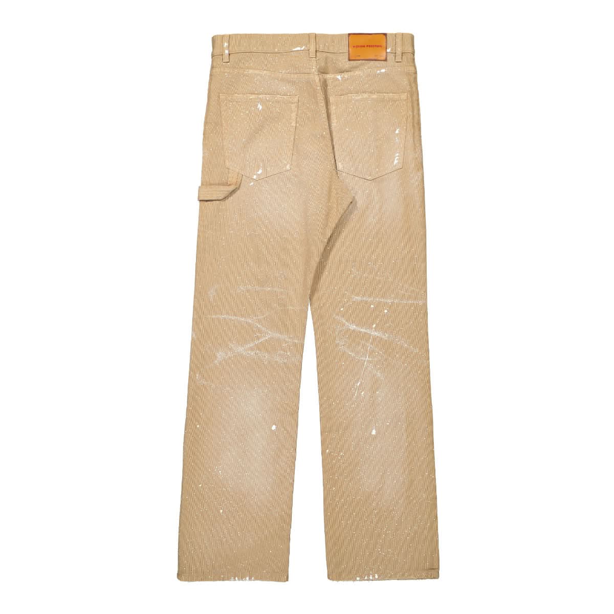 Heron Preston Powder Wash Hammer Pant Brown Detail view 1 | Gate