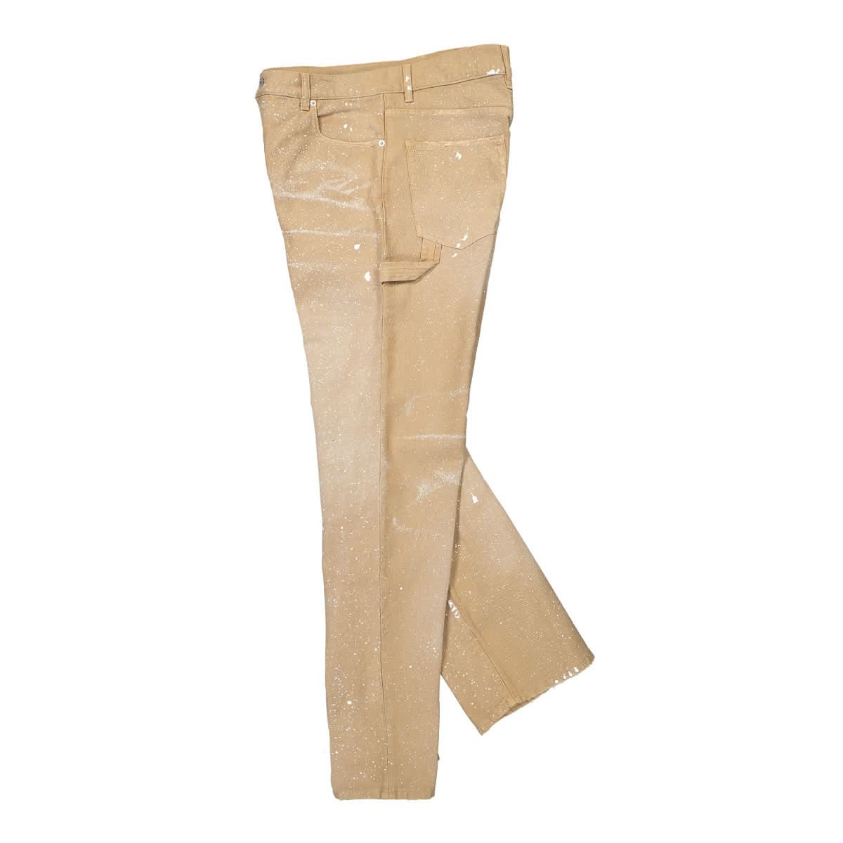Heron Preston Powder Wash Hammer Pant Brown Detail view 3 | Gate