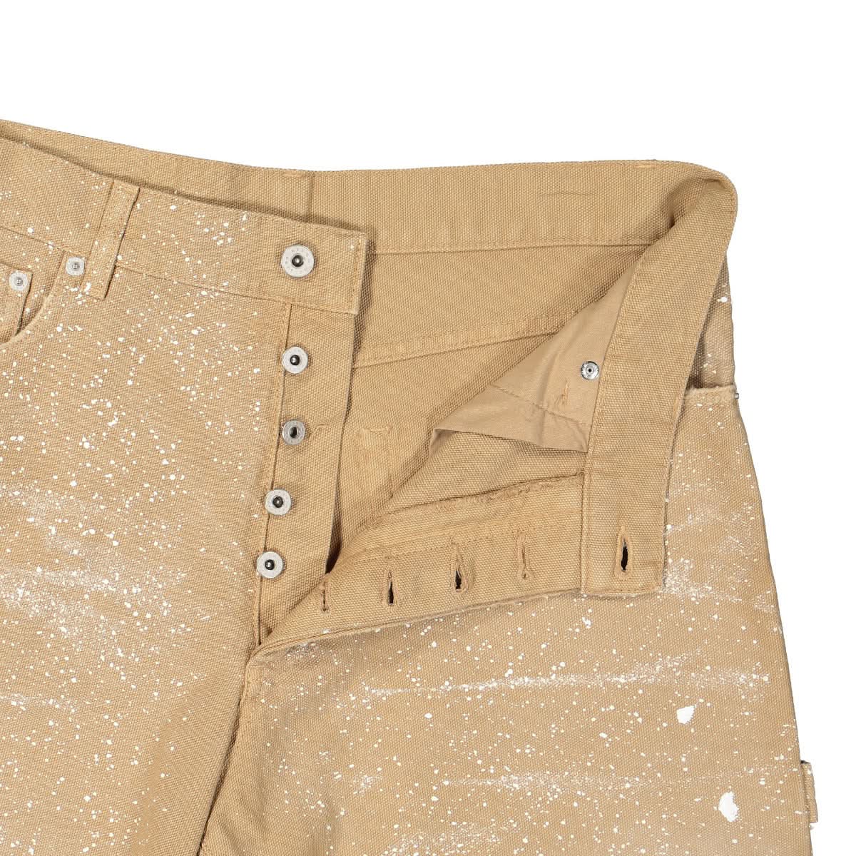 Heron Preston Powder Wash Hammer Pant Brown Detail view 4 | Gate