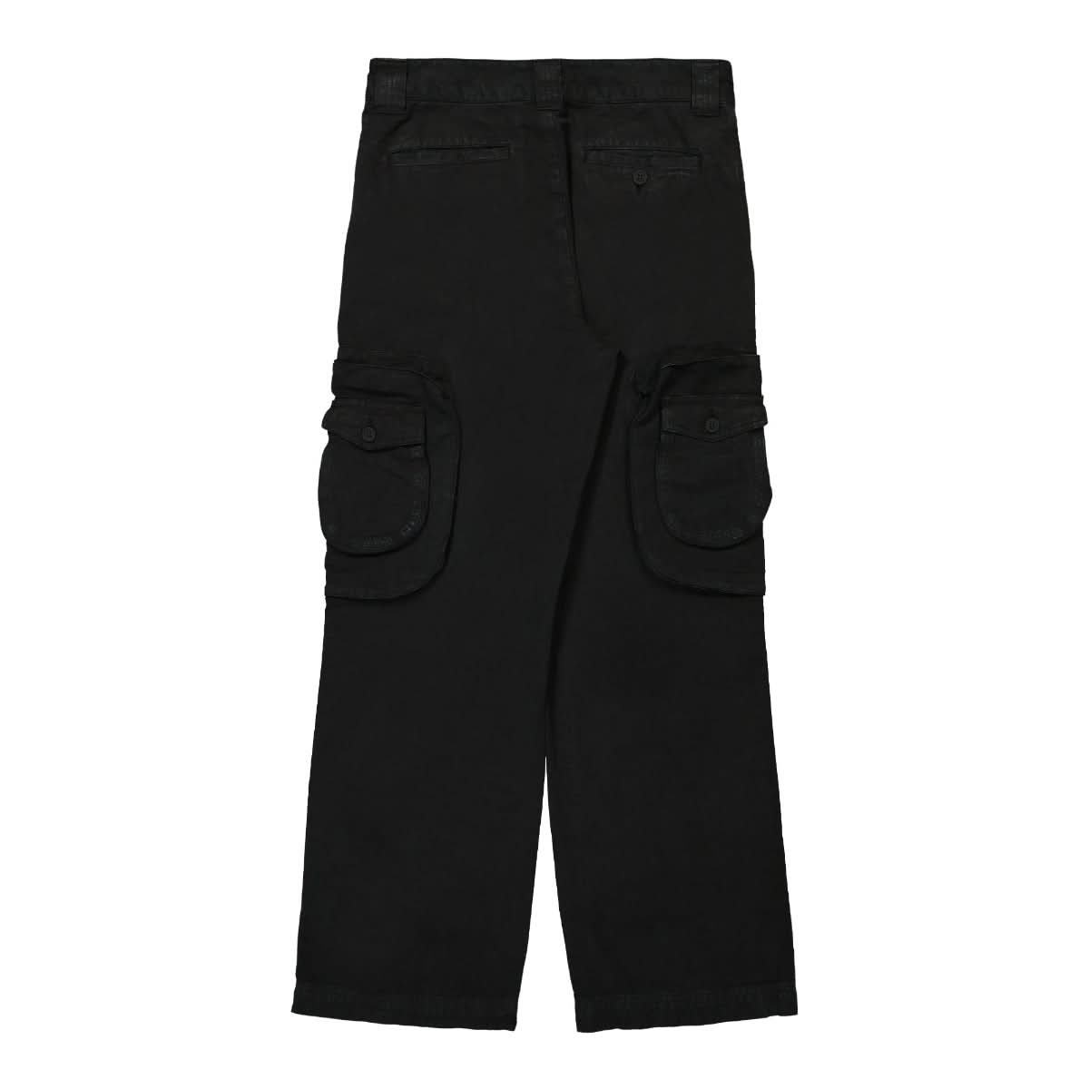 Heron Preston Canvas Cargo Pants Black Detail view 2 | Gate