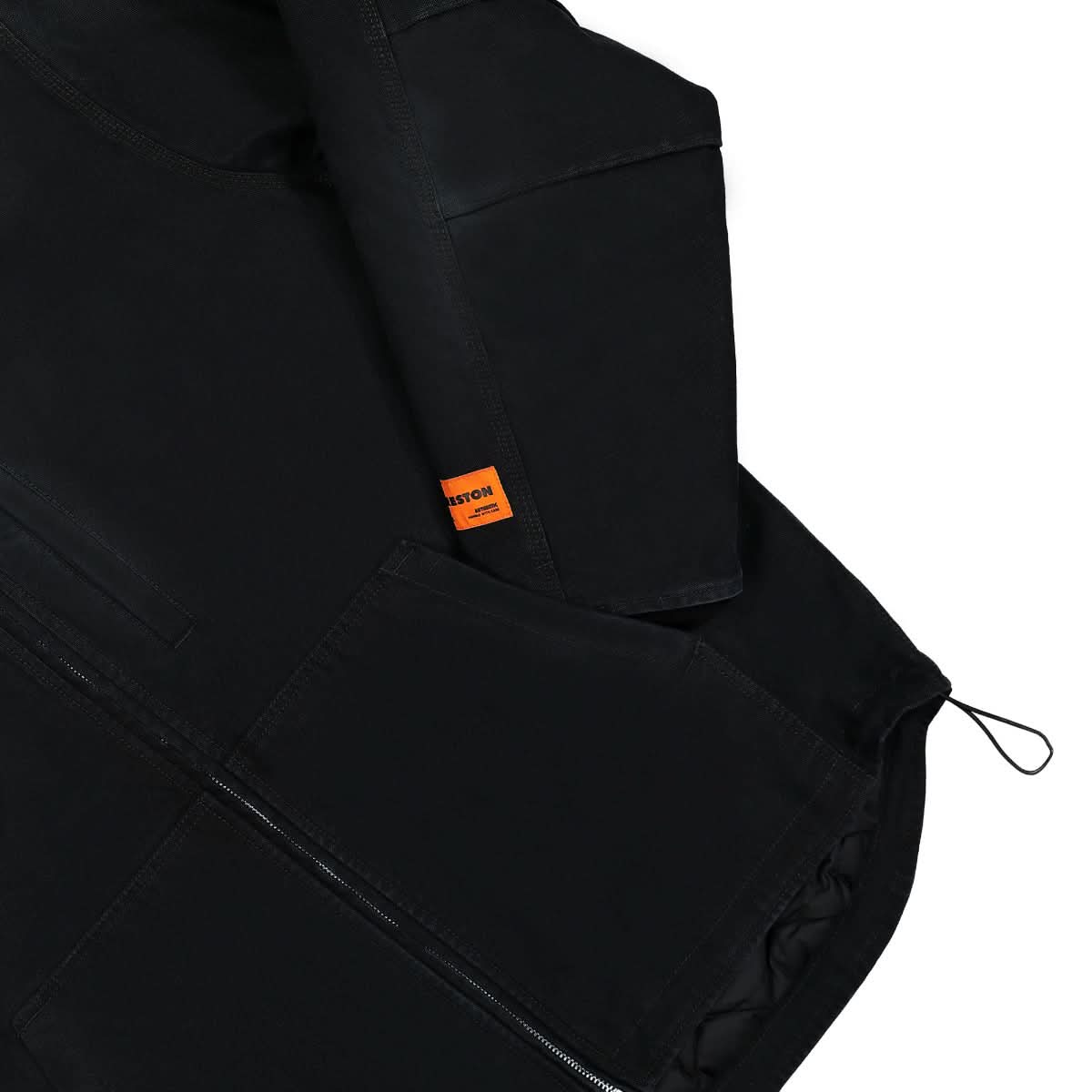 Heron Preston CTNMB Canvas Pockets Jacket Black Detail view 5 | Gate