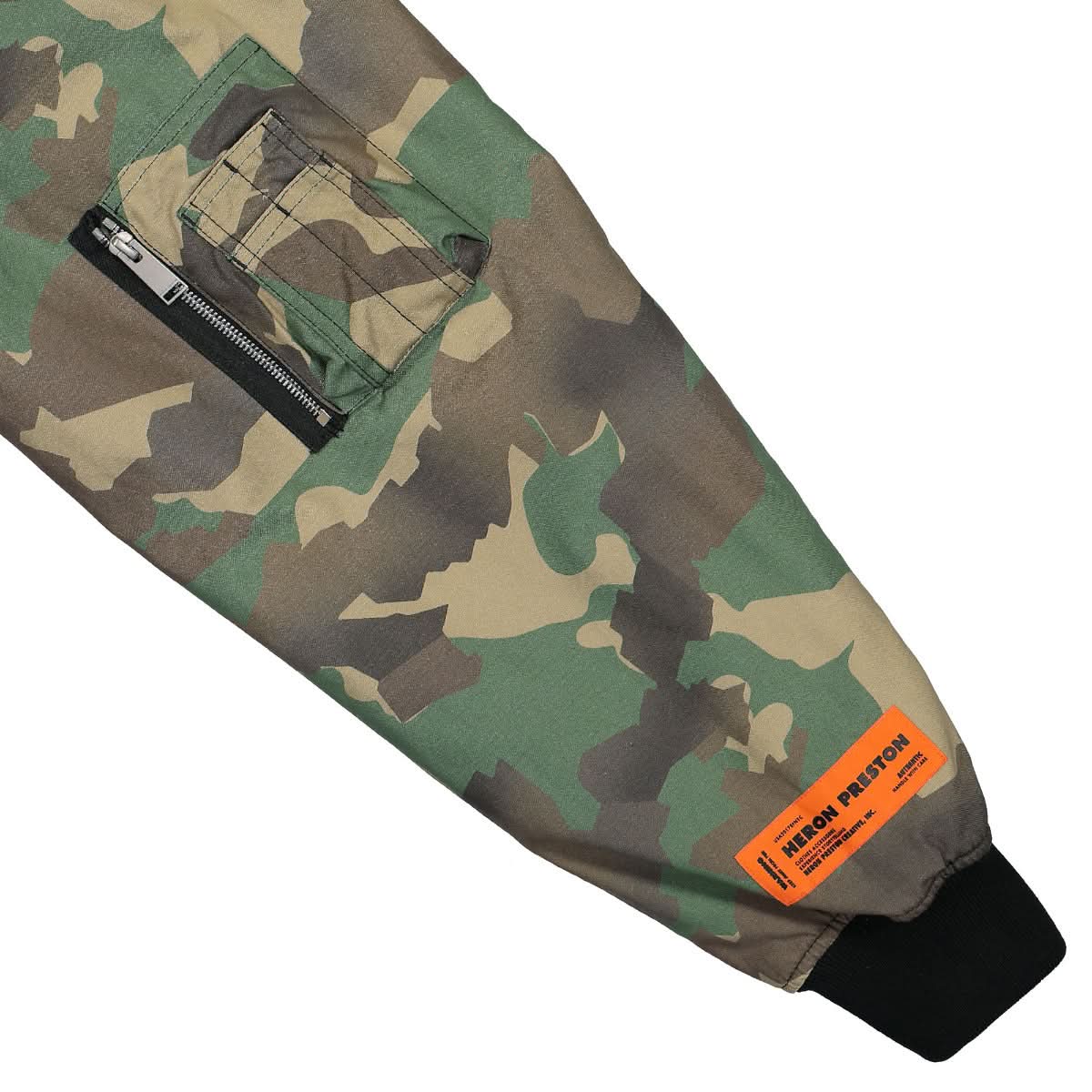 Heron Preston Canvas Bomber Camouflage Detail view 6 | Gate