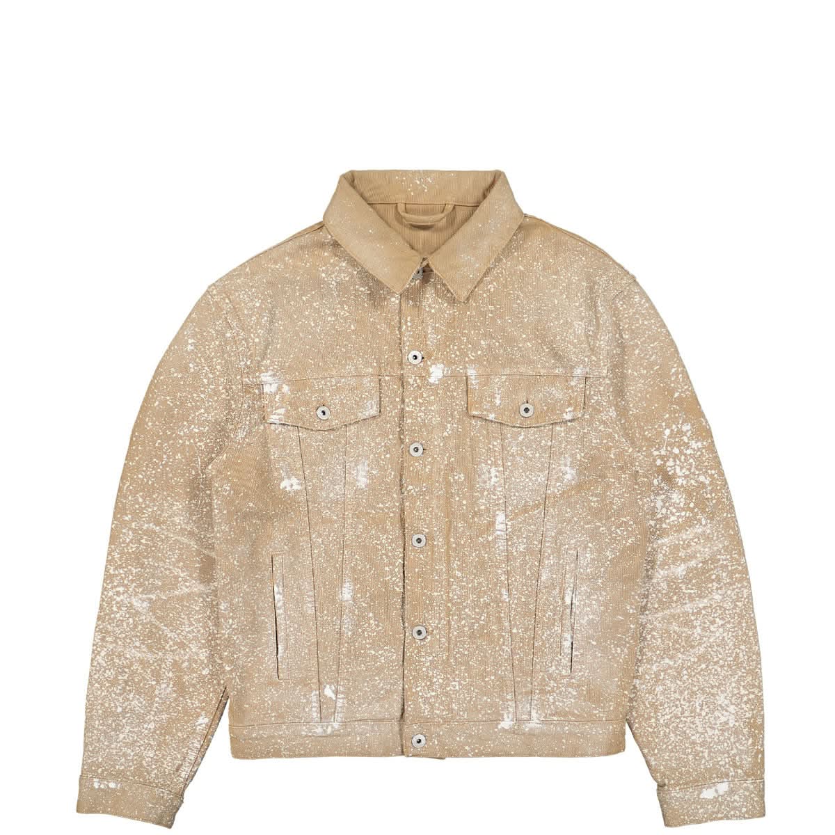 Heron Preston Powder Wash Regular Jacket Brown Detail view 1 | Gate