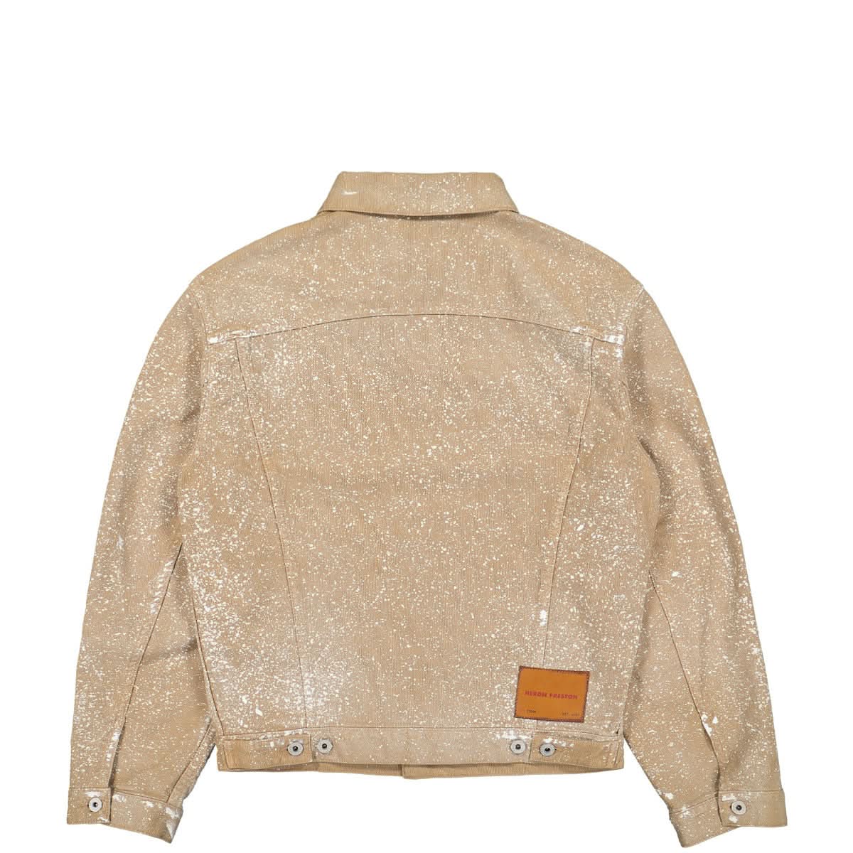 Heron Preston Powder Wash Regular Jacket Brown Detail view 1 | Gate