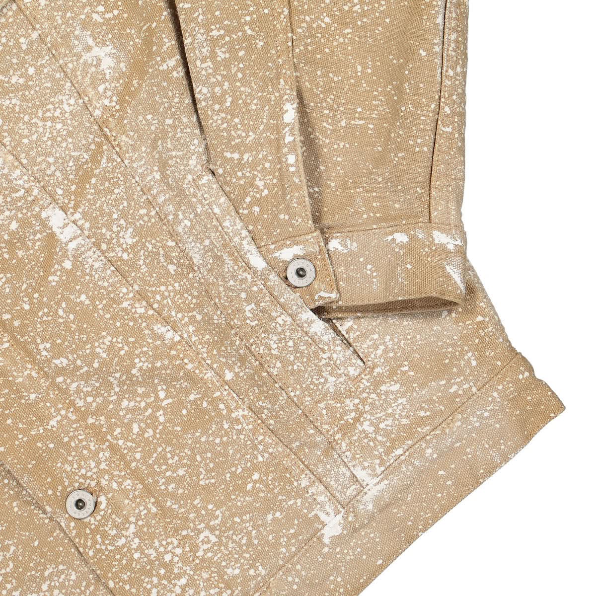 Heron Preston Powder Wash Regular Jacket Brown Detail view 4 | Gate