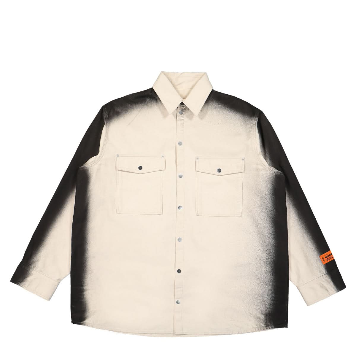 Heron Preston Gradient LS Shirt Black,Beige Detail view 1 | Gate