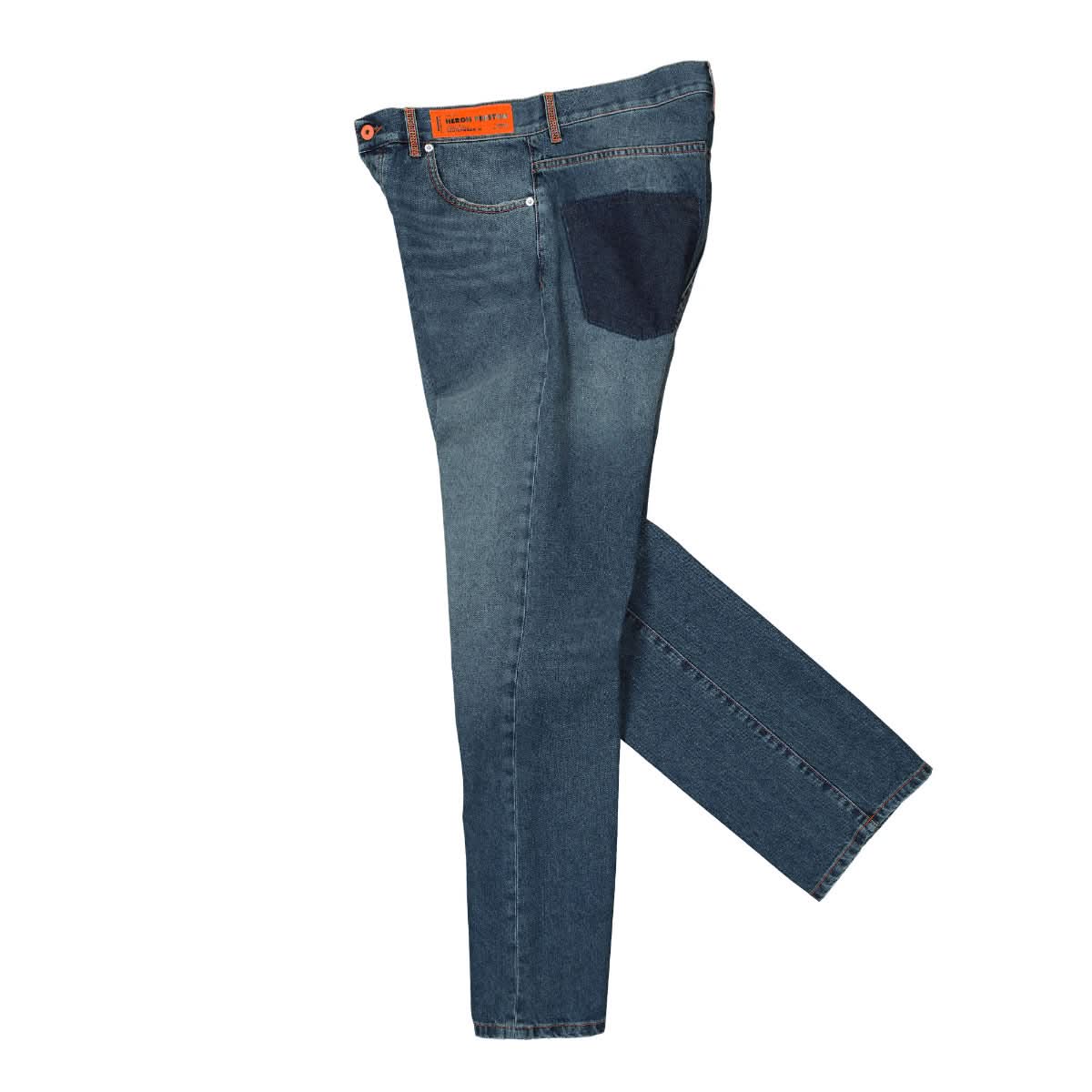 Heron Preston Ghost Pocket Slim 5 Pockets Blue Detail view 3 | Gate