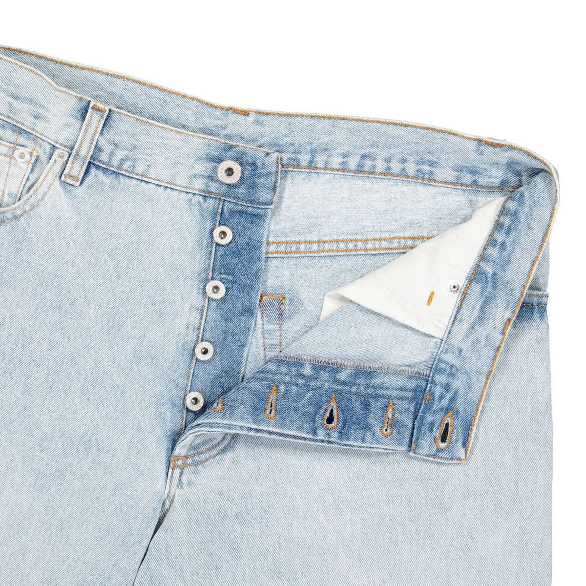 Heron Preston Layered Regular 5 Pockets Blue Detail view 4 | Gate
