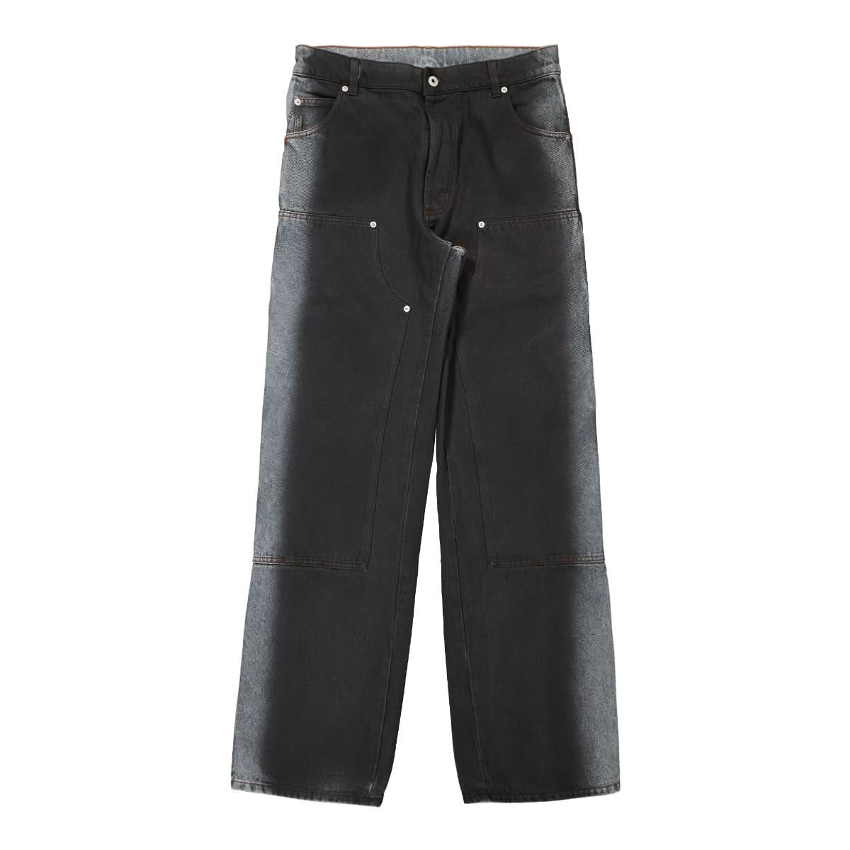 Heron Preston Gradient Carpenter Pant Grey,White Detail view 1 | Gate