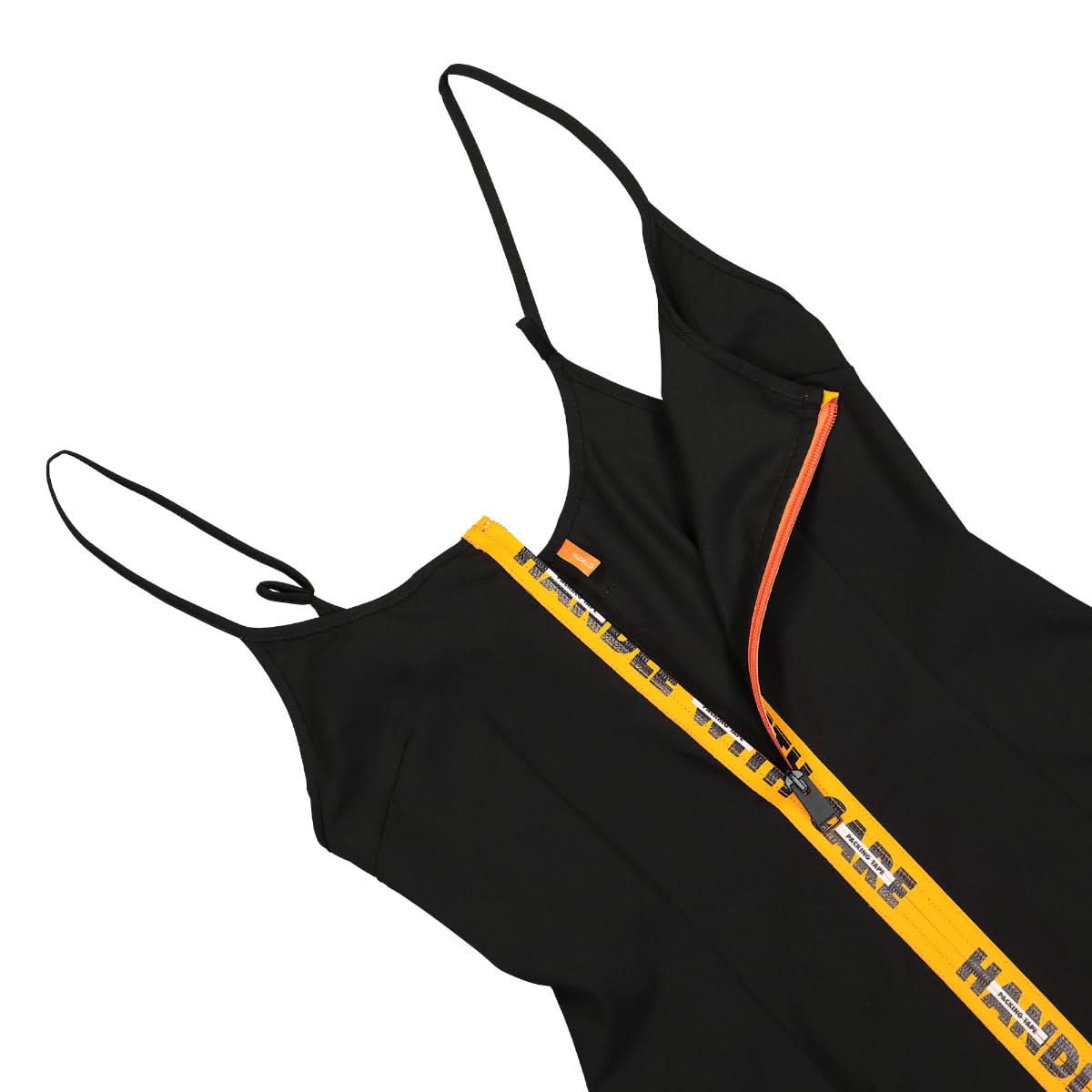 Heron Preston Stretch Gabardine H.W.C. Zip Black Detail view 3 | Gate