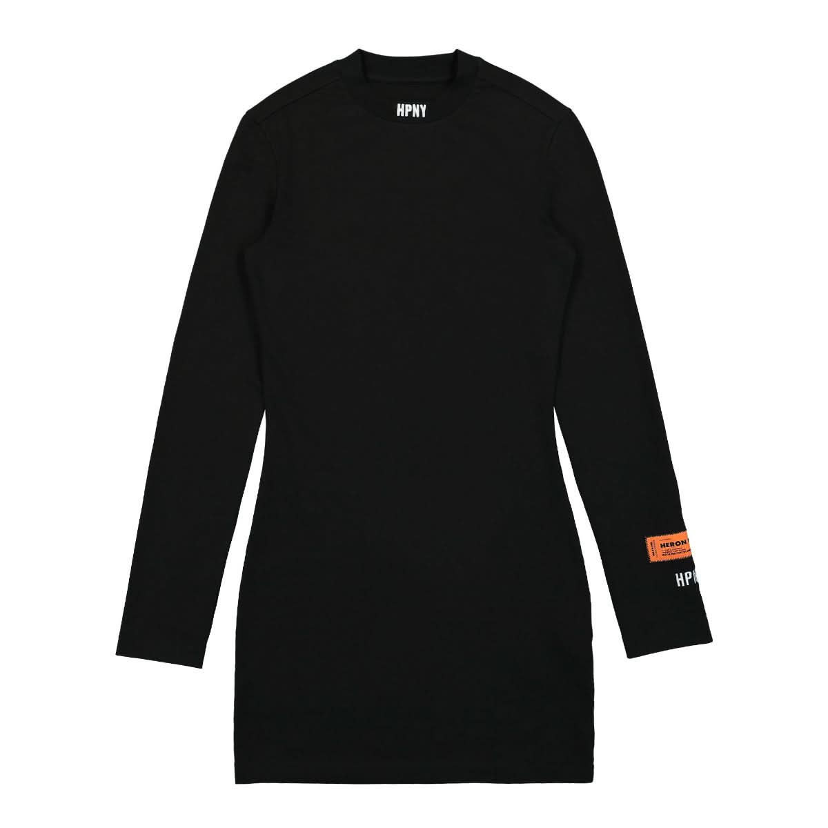 Heron Preston HPNY EMB LS Dress Black Detail view 1 | Gate
