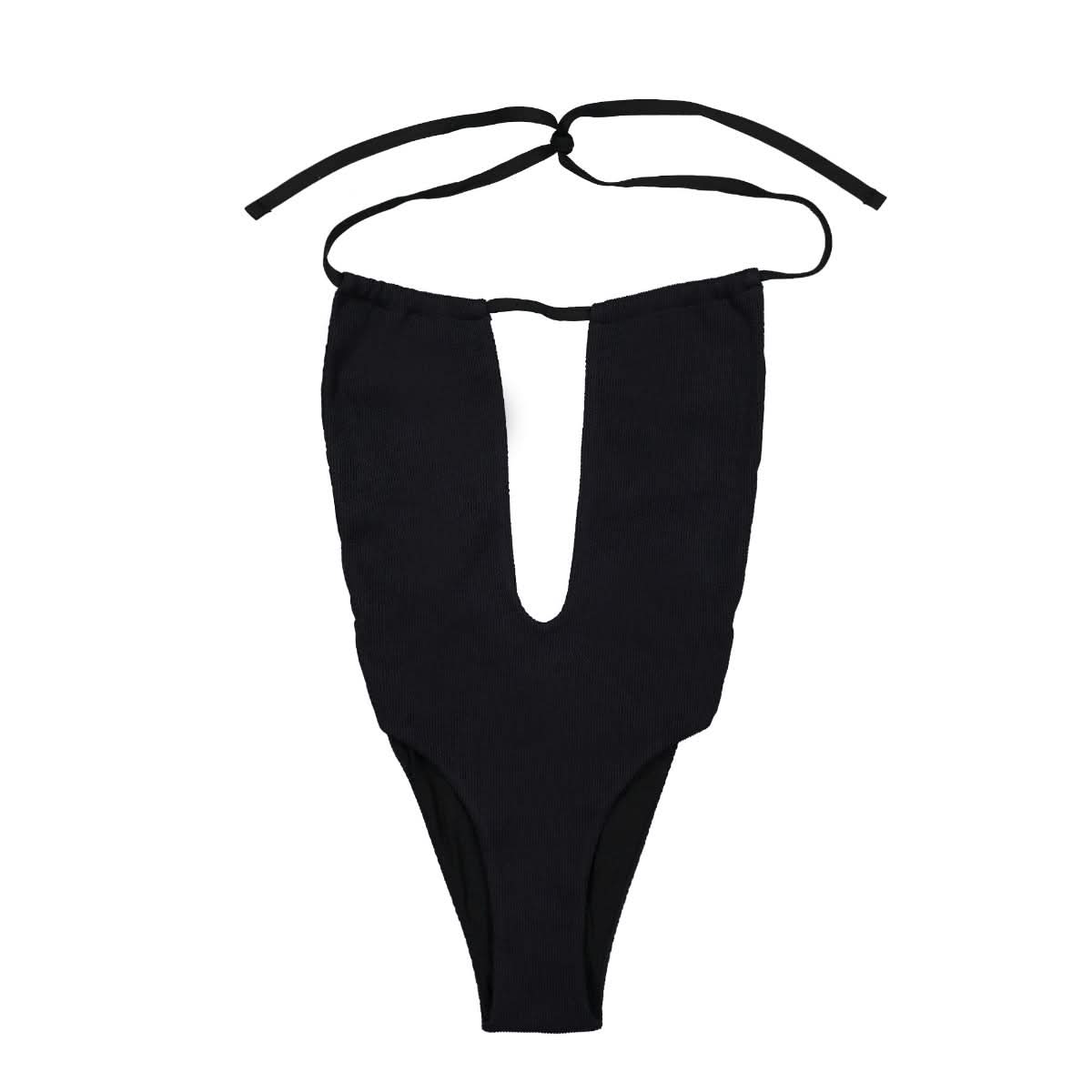 Heron Preston Carabiner Swimsuit Black Detail view 1 | Gate