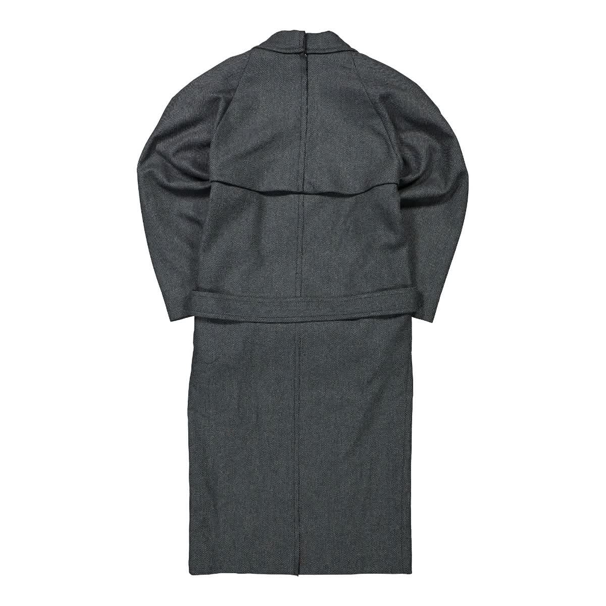 Magliano Fatale Wrap Coat Grey Detail view 2 | Gate