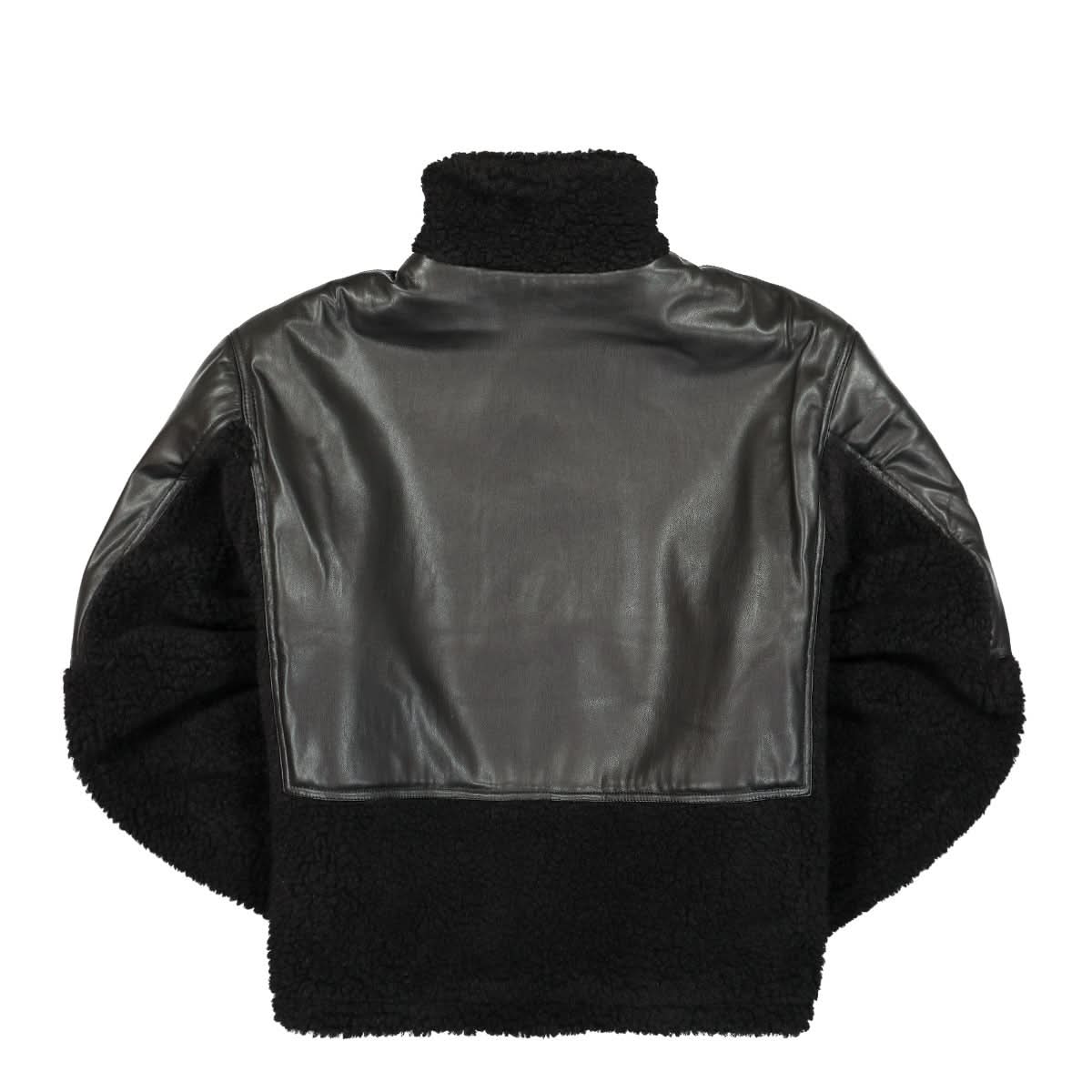 GmbH Janan Pleather Teddy Jacket Black Detail view 2 | Gate