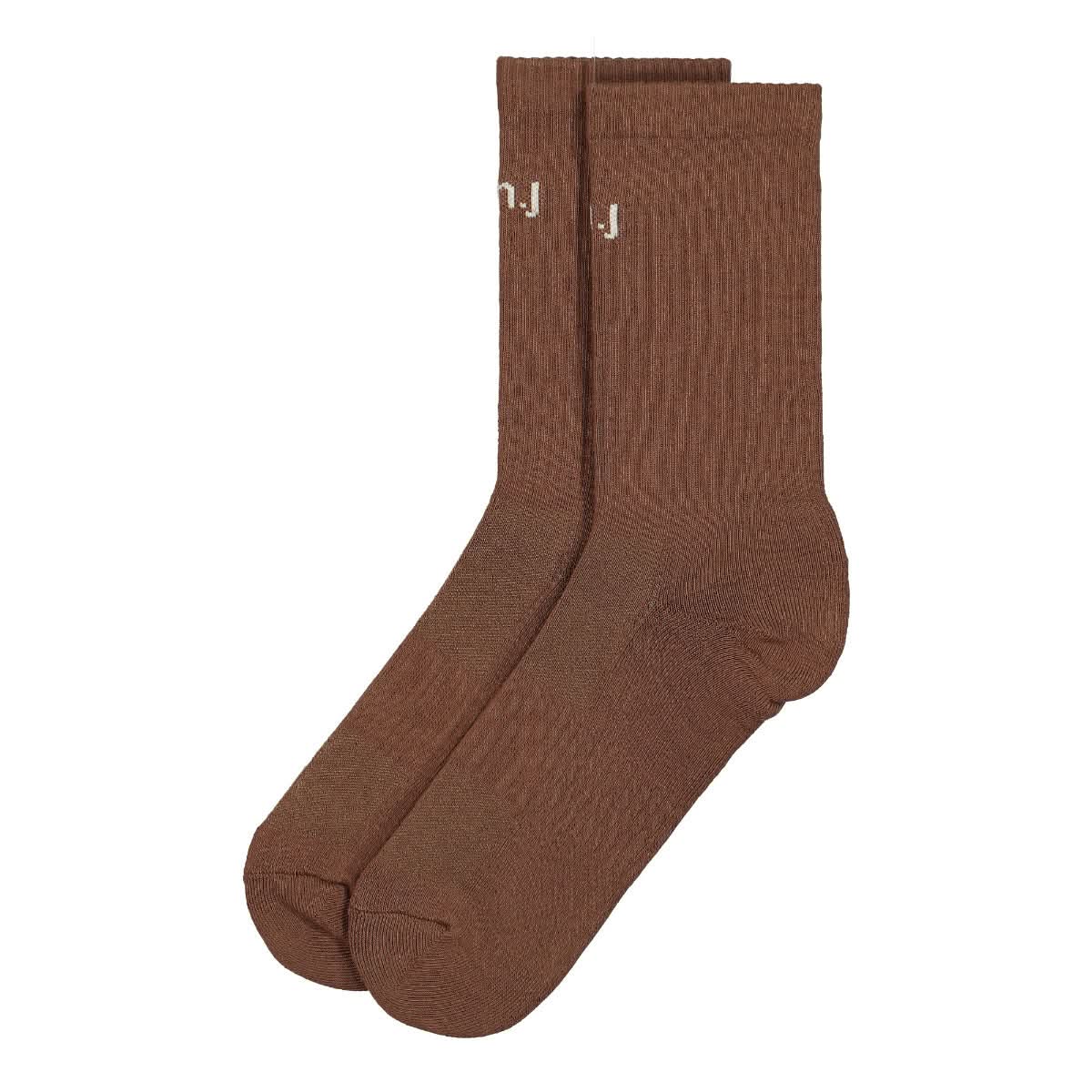 Juun.J Socks Brown Detail view 1 | Gate
