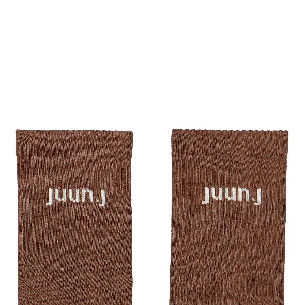 Juun.J Socks Brown Detail view 3 | Gate