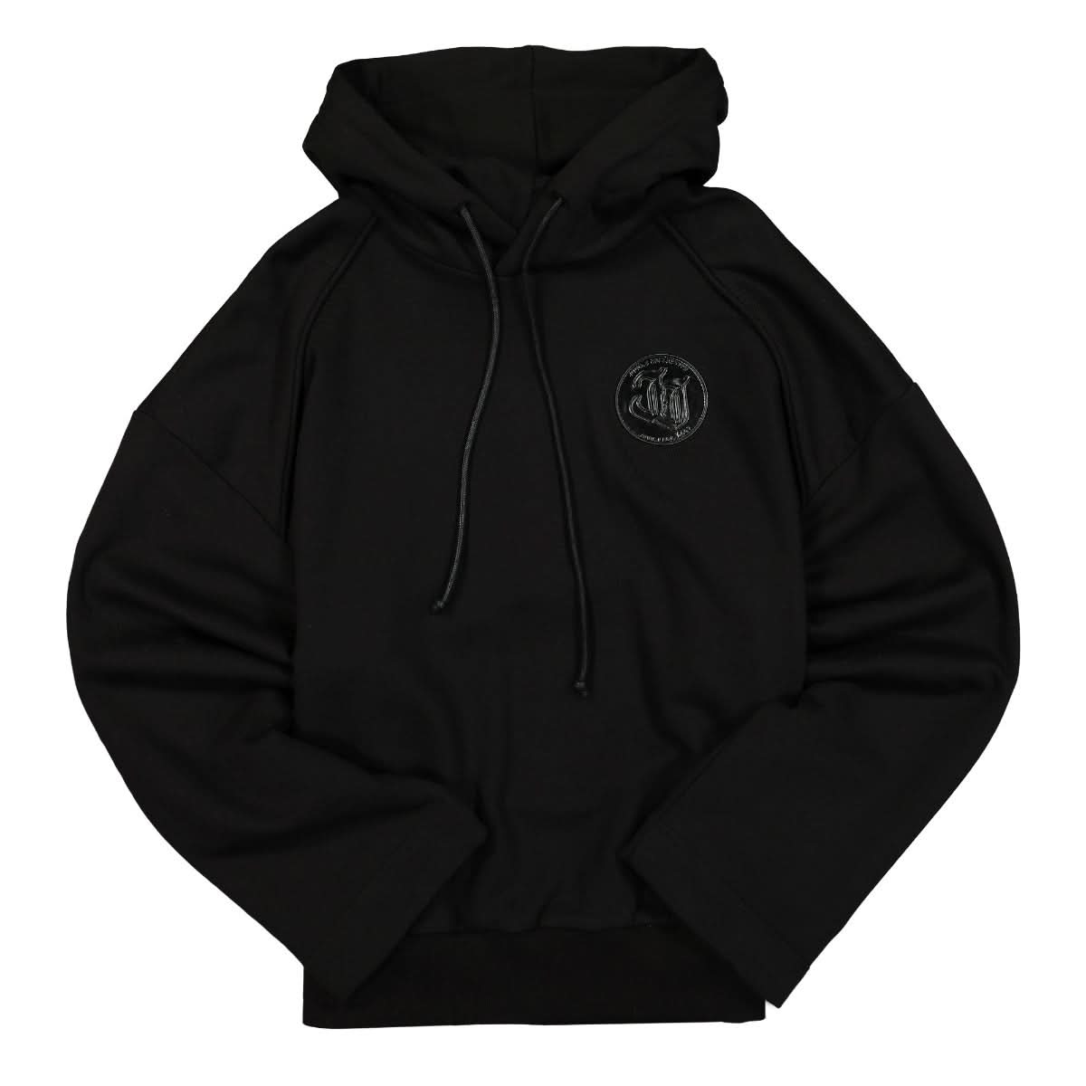 Juun.J Hoody Sweatshirt Black Detail view 1 | Gate