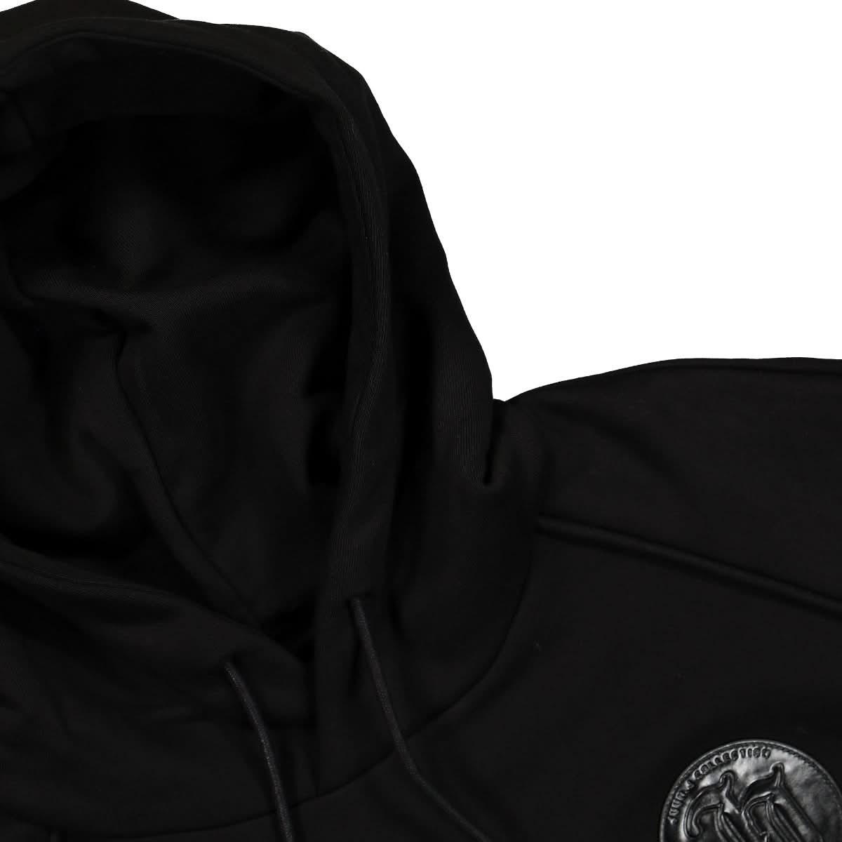 Juun.J Hoody Sweatshirt Black Detail view 3 | Gate