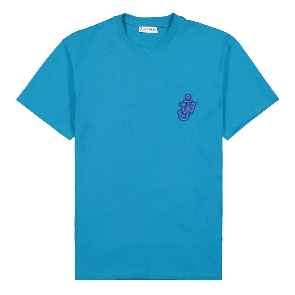 JW Anderson Anchor Patch T-Shirt Blue Detail view 1 | Gate