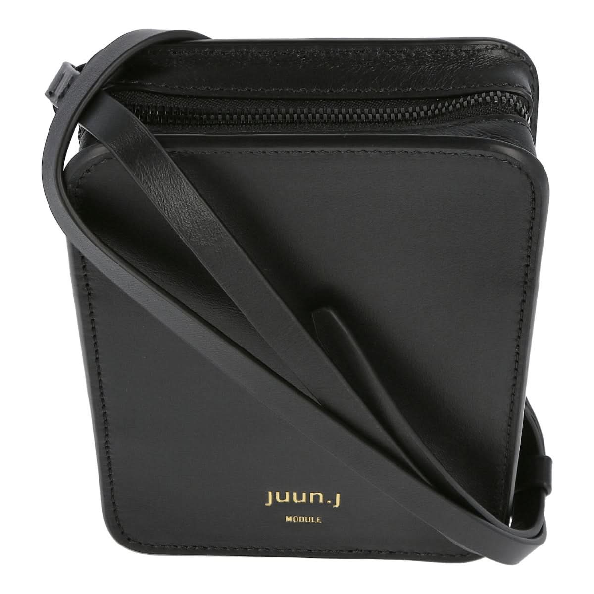 Juun.J Shoulder Bag Black Detail view 1 | Gate