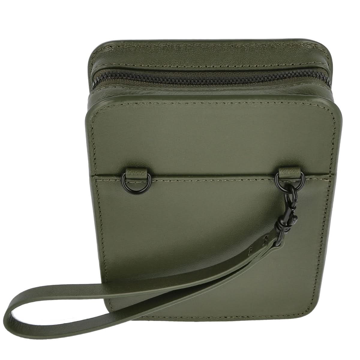 Juun.J Shoulder Bag Olive Detail view 2 | Gate