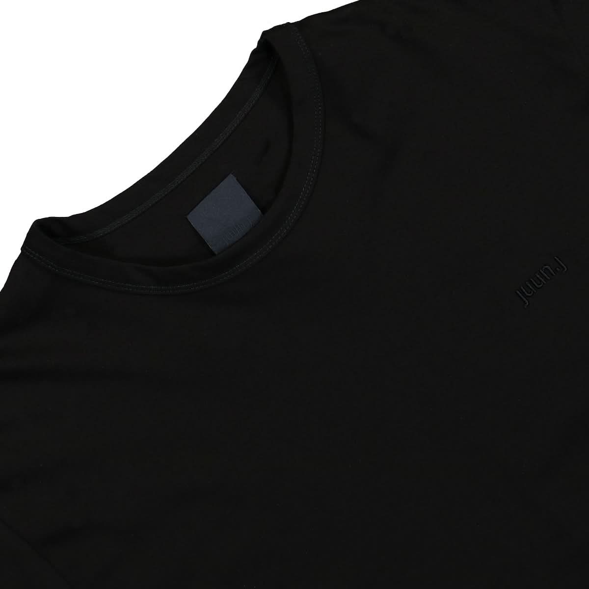 Juun.J Graphic Loose Fit H/S T-Shirt Black Detail view 3 | Gate