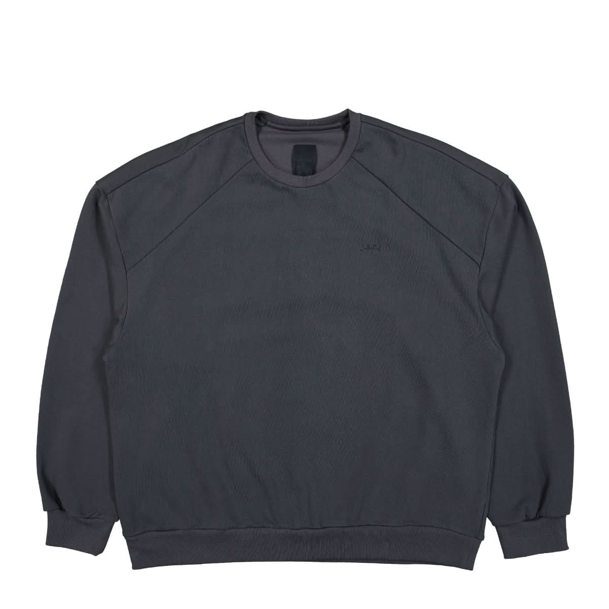 Juun.J Graphic Loose Fit Heavy Sweatshirt Grey Detail view 1 | Gate