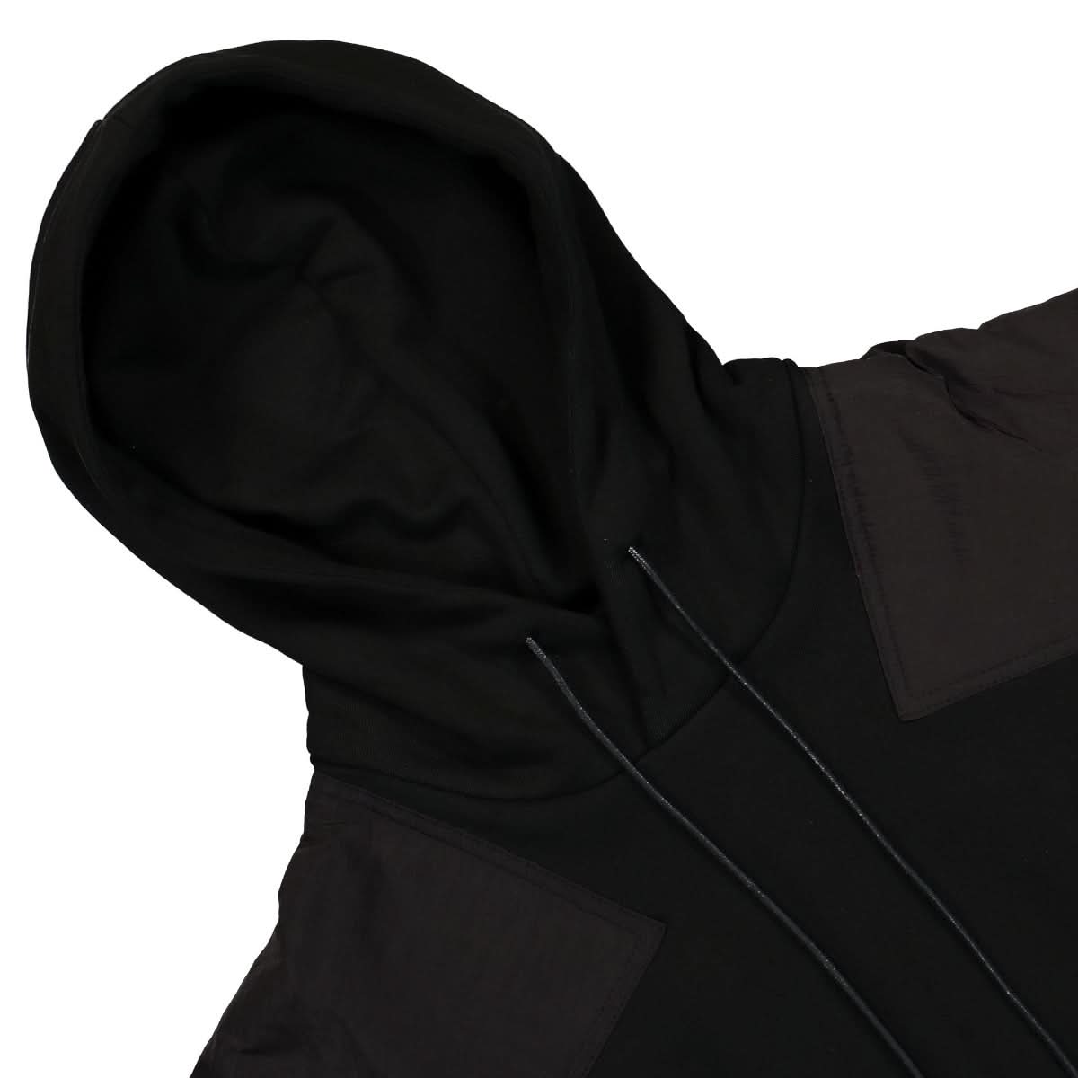 Juun.J Sleeve Paneled Sweatshirt Black Detail view 3 | Gate